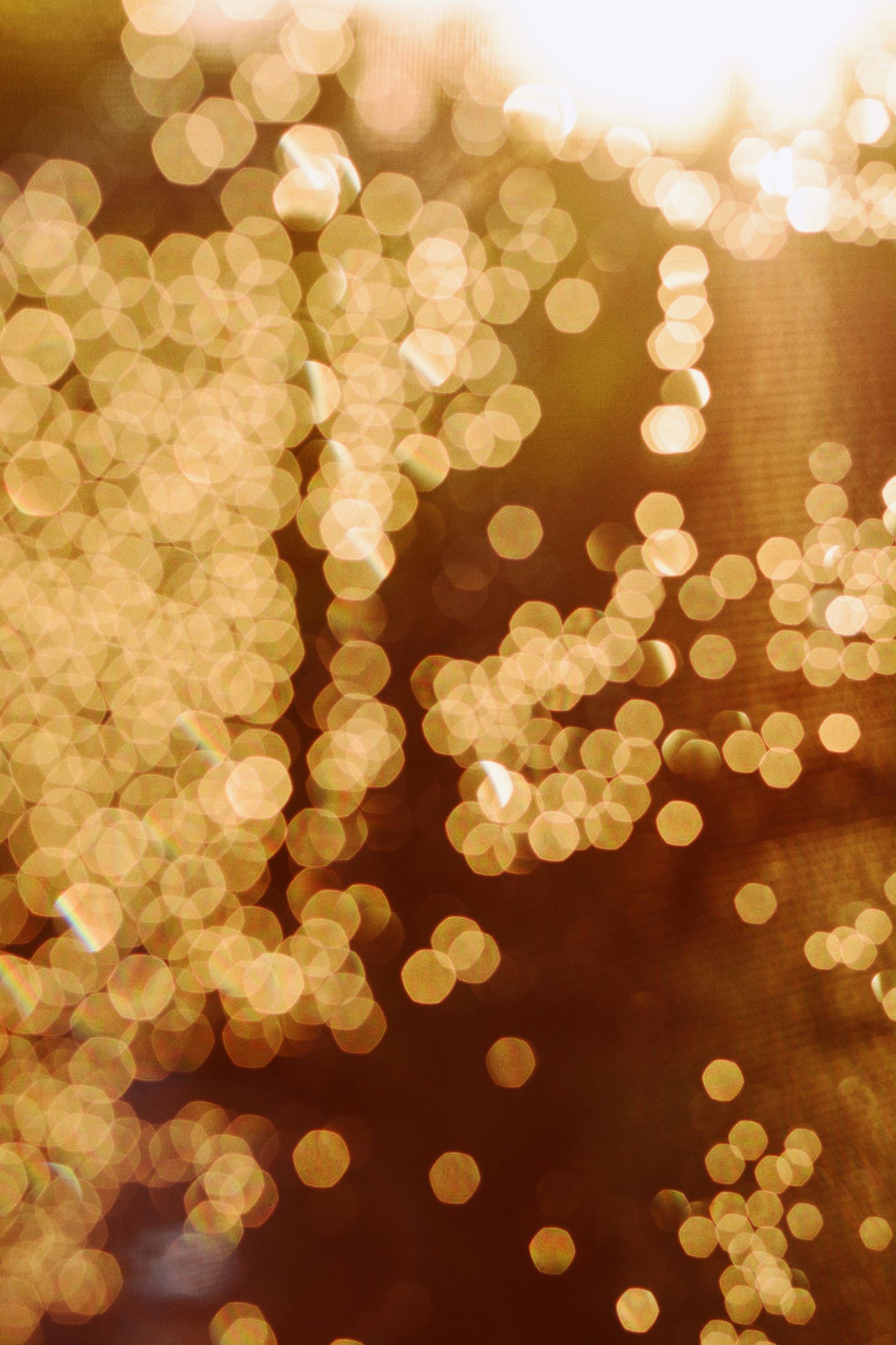 golden sparkles